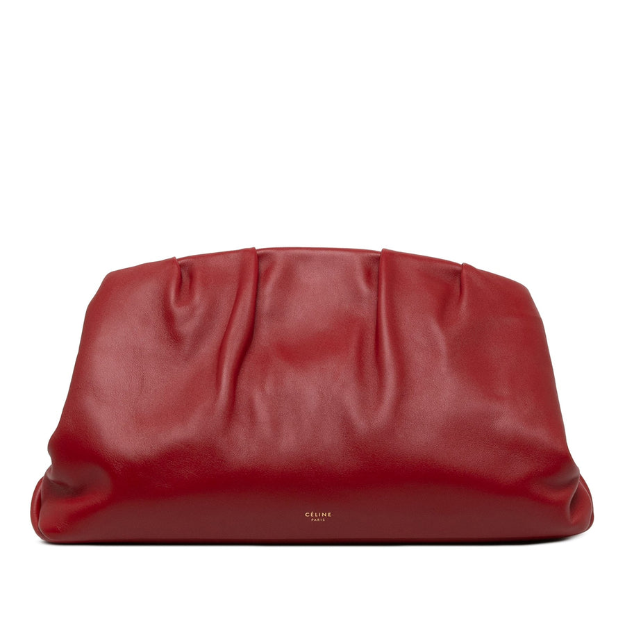 Celine Pleated Calfskin French Lock