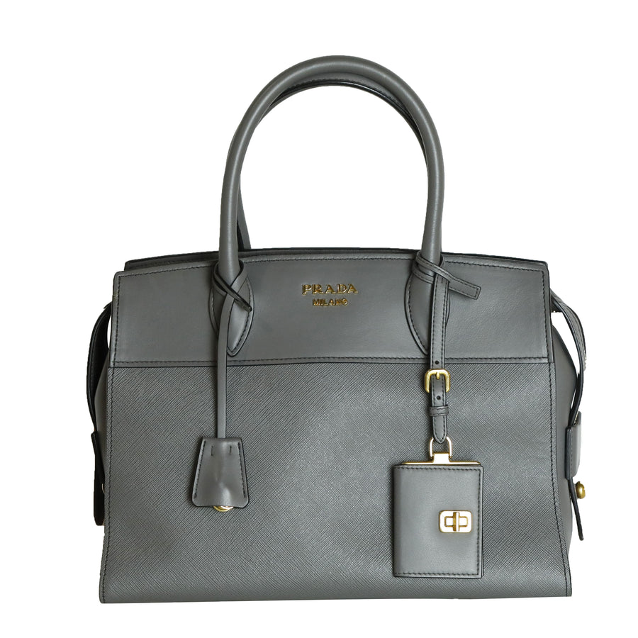 Prada Saffiano Esplanade Tote Bag