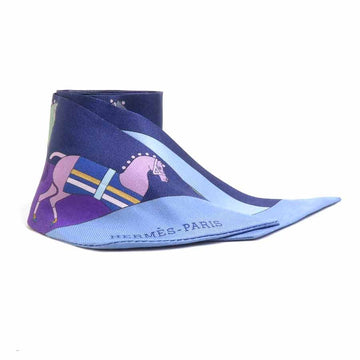 Hermes Twilly Ribbon Scarf Purple