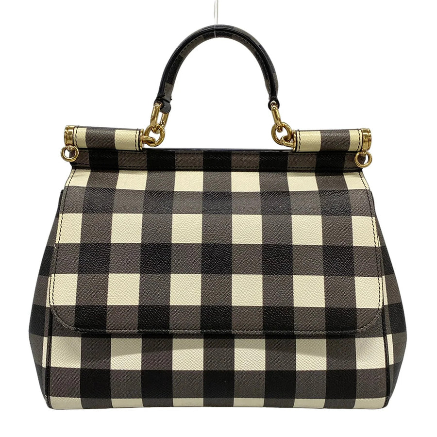 Dolce&Gabbana Sicily Black White Pvc