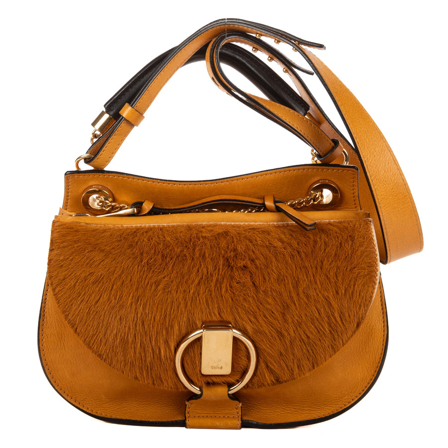 Chloe Goldie Shoulder Bag Leather With
