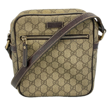 Gucci Front Zip Messenger Gg Coated