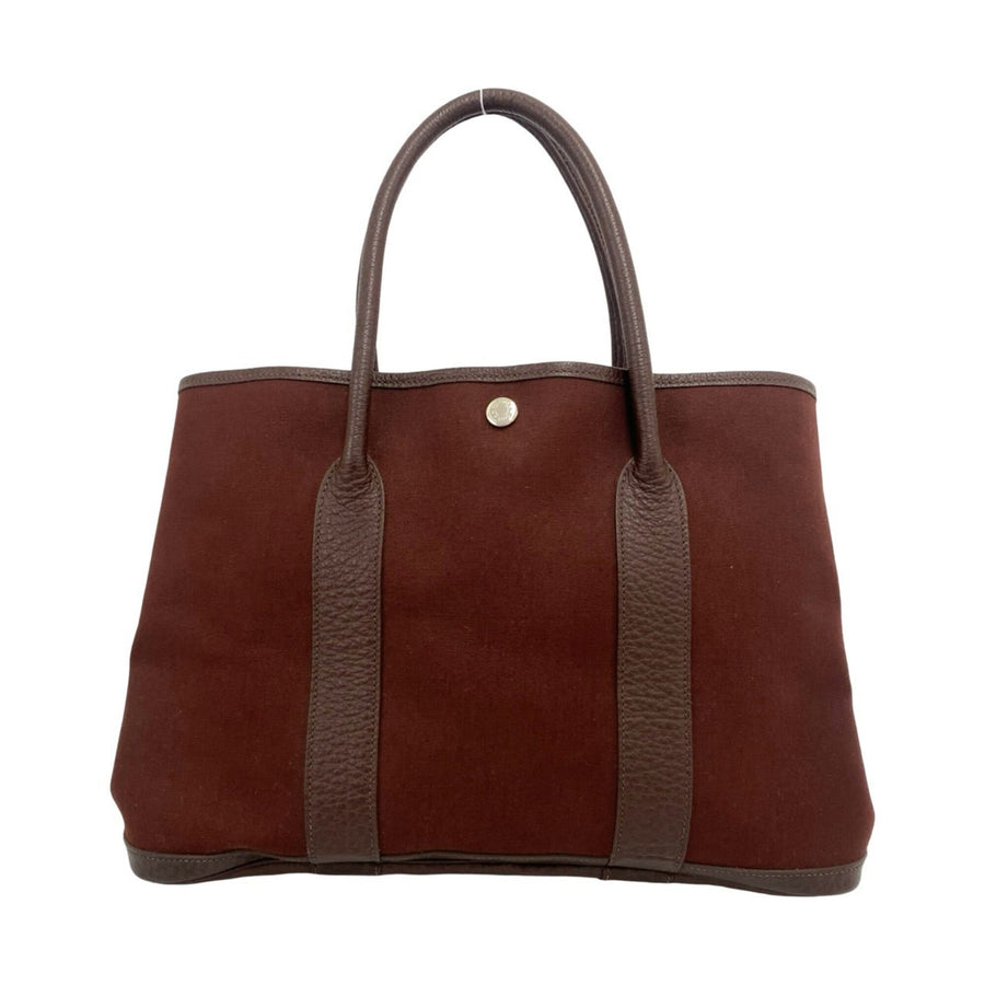 Hermes Garden Party Tote Toile And