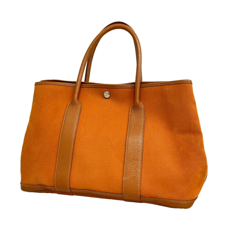 Hermes Garden Party Tote Toile And