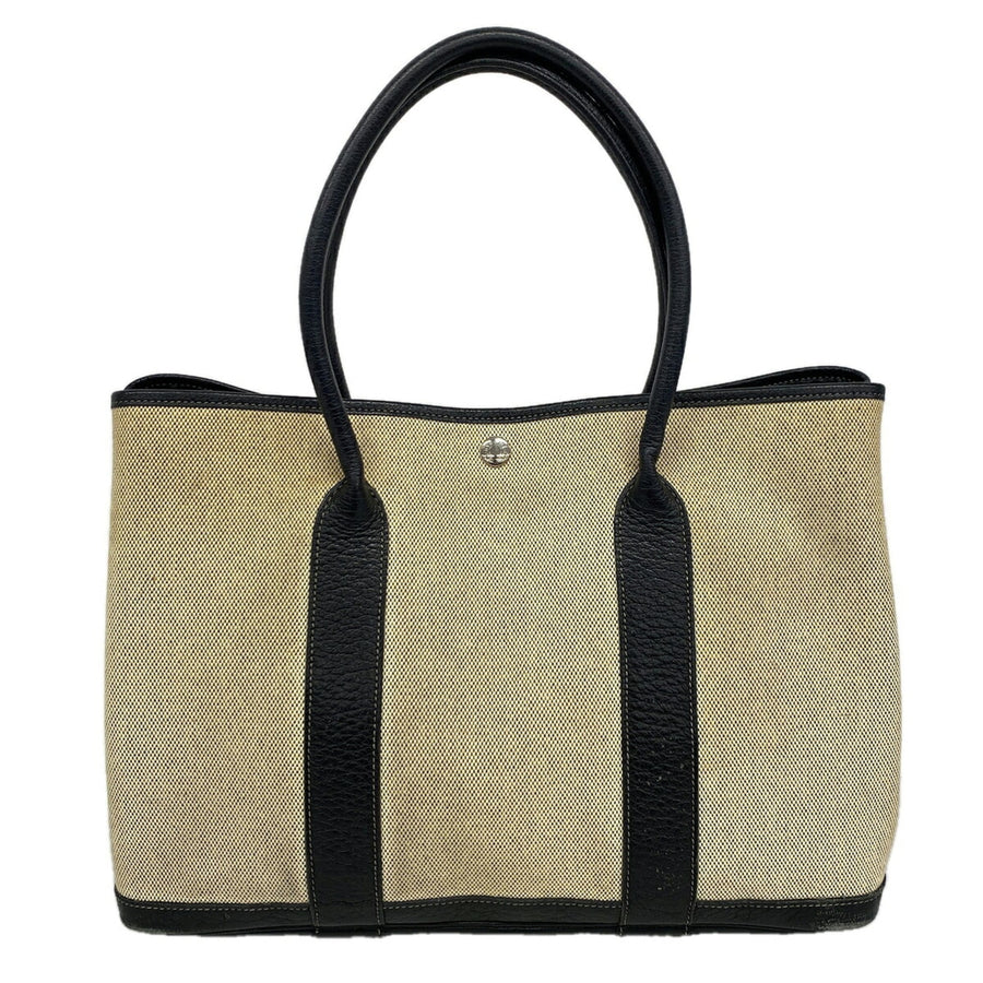 Hermes Garden Party Tote Toile And