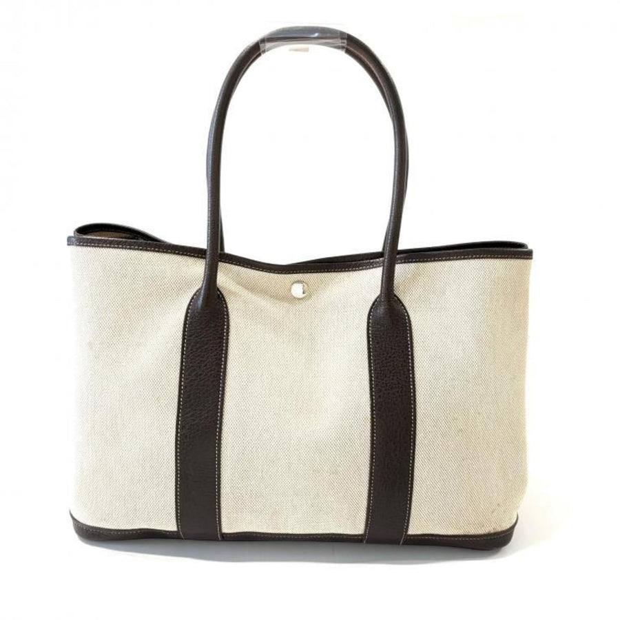 Hermes Garden Party Tote Toile And