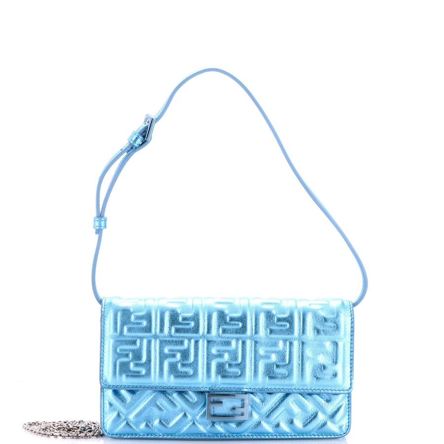 Fendi Baguette Wallet On Chain Zucca