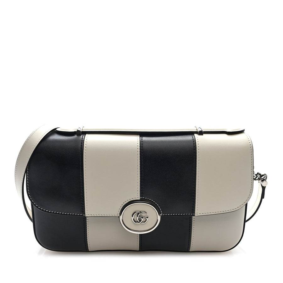 Gucci Senna Calfskin Lines Petite Gg Top
