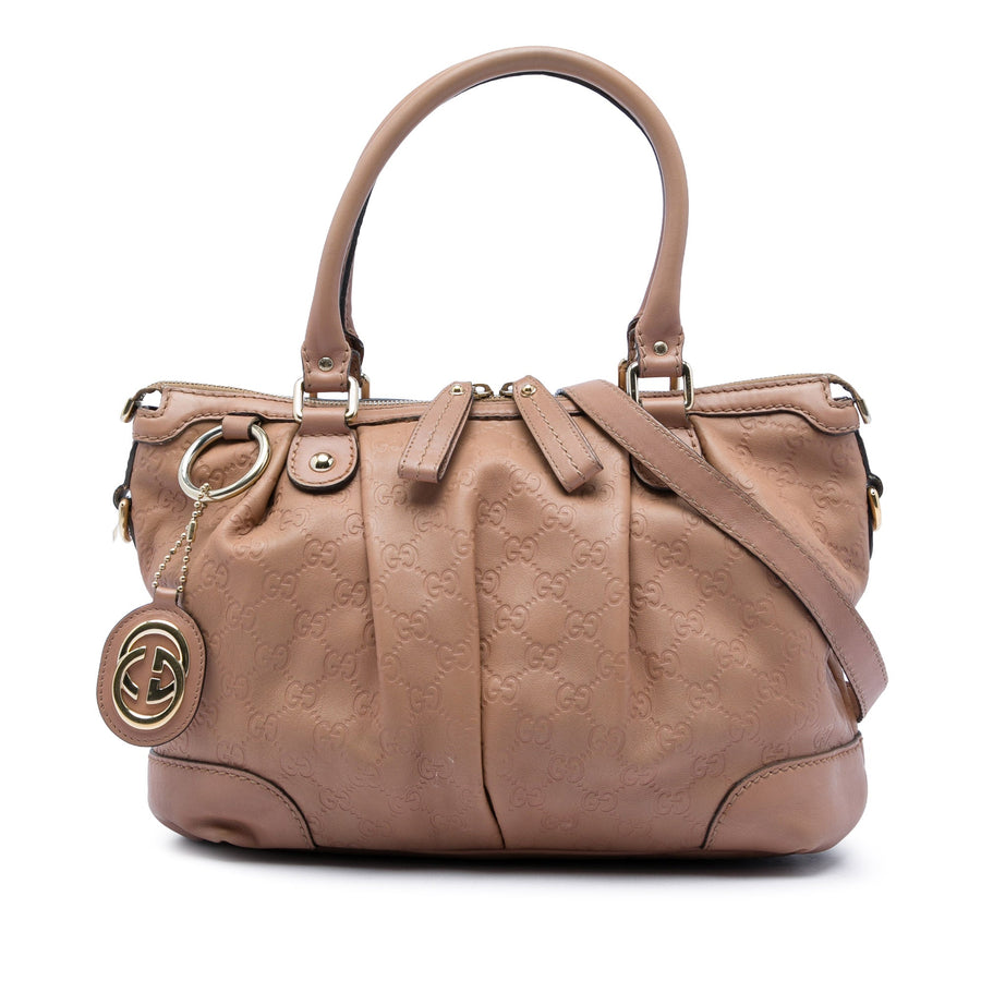 Sukey Top Handle Satchel Guccissima
