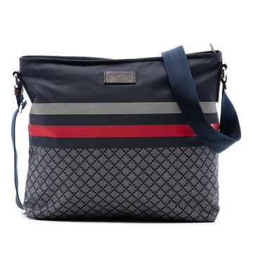 Gucci Web Messenger Bag Diamante Nylon
