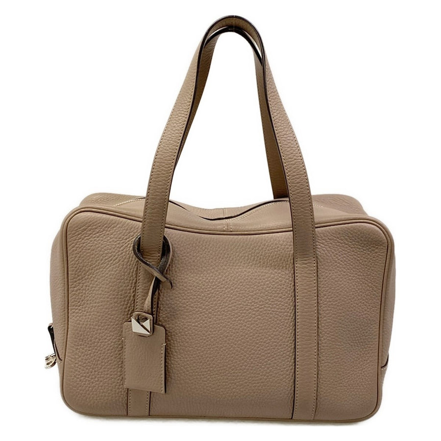 Moynat Limousine Gray Beige Leather
