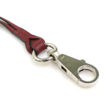 Hermes Neck Strap Red/Silver