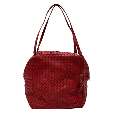 Bottega Veneta Intrecciato Red Leather