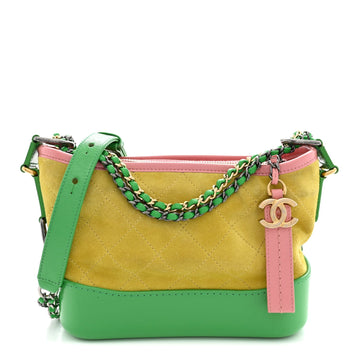 Chanel Suede Calfskin Quilted Small