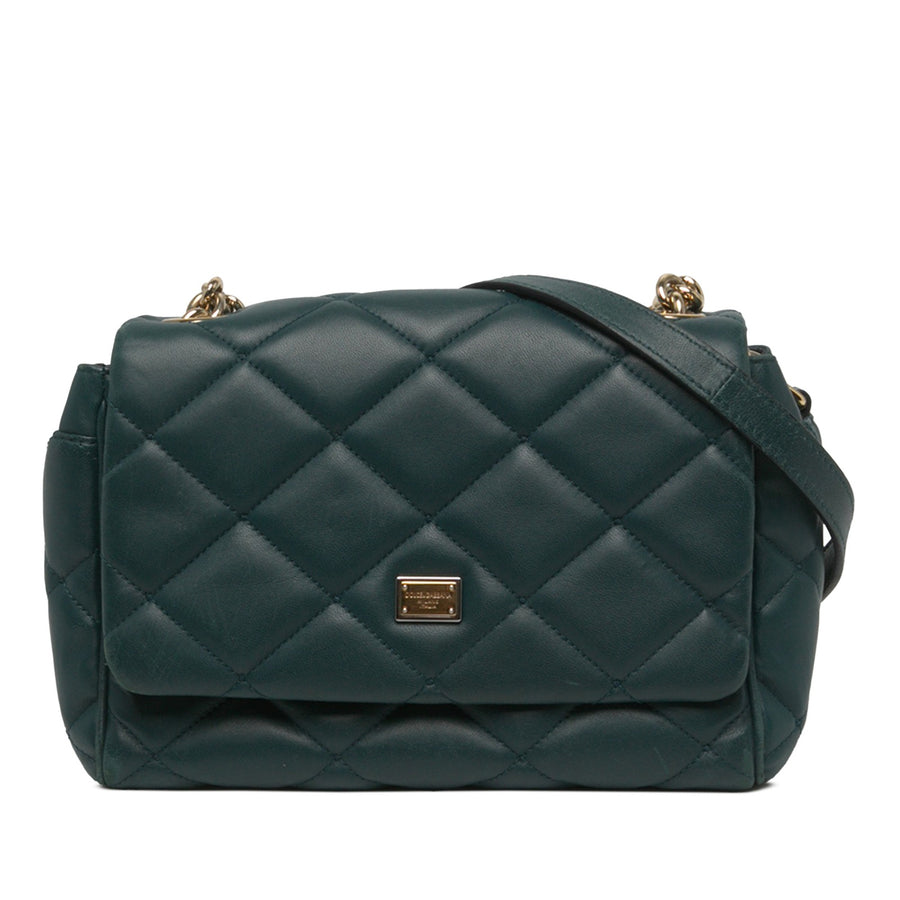 Dolce & Gabbana Quilted Leather Miss
