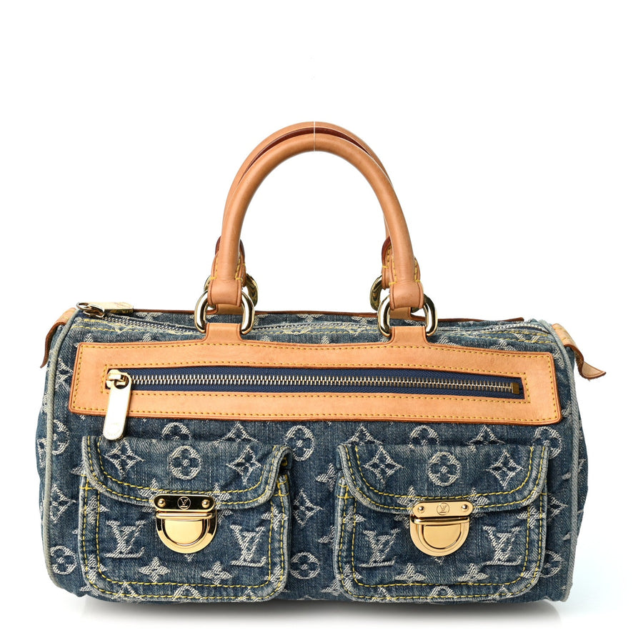 Louis Vuitton Denim Neo Speedy Blue