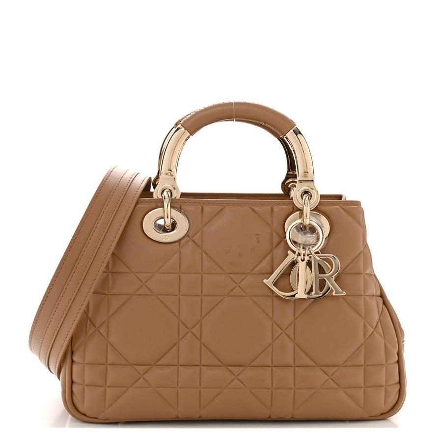 Christian Dior Calfskin Cannage Small
