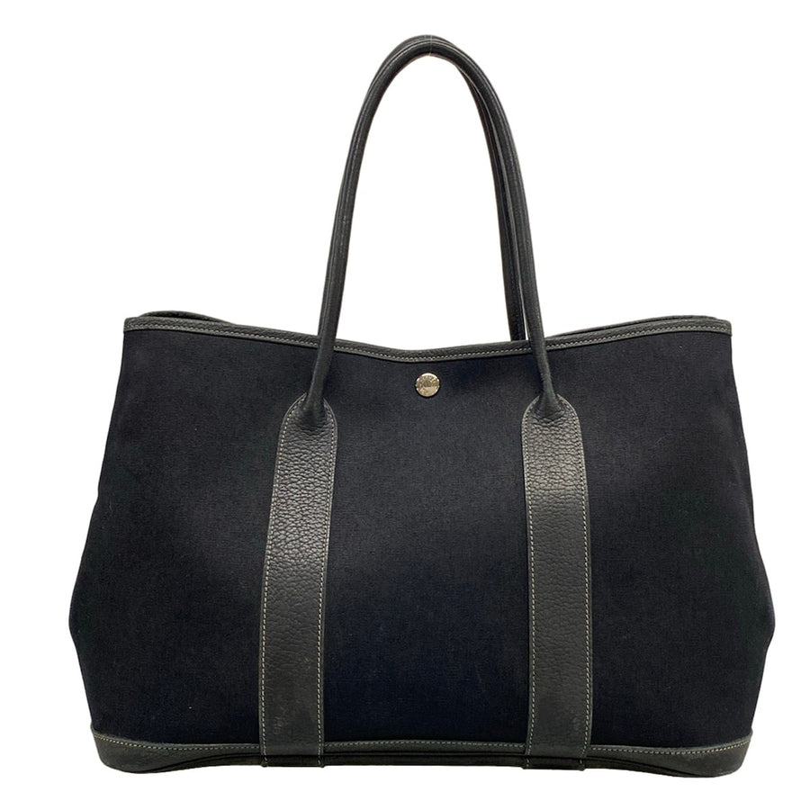 Hermes Garden Party Pm Black Toile
