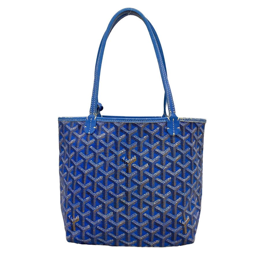 Goyard Saint Louis Junior Blue Coated