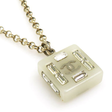 Chanel Cc Logo Necklace Gold