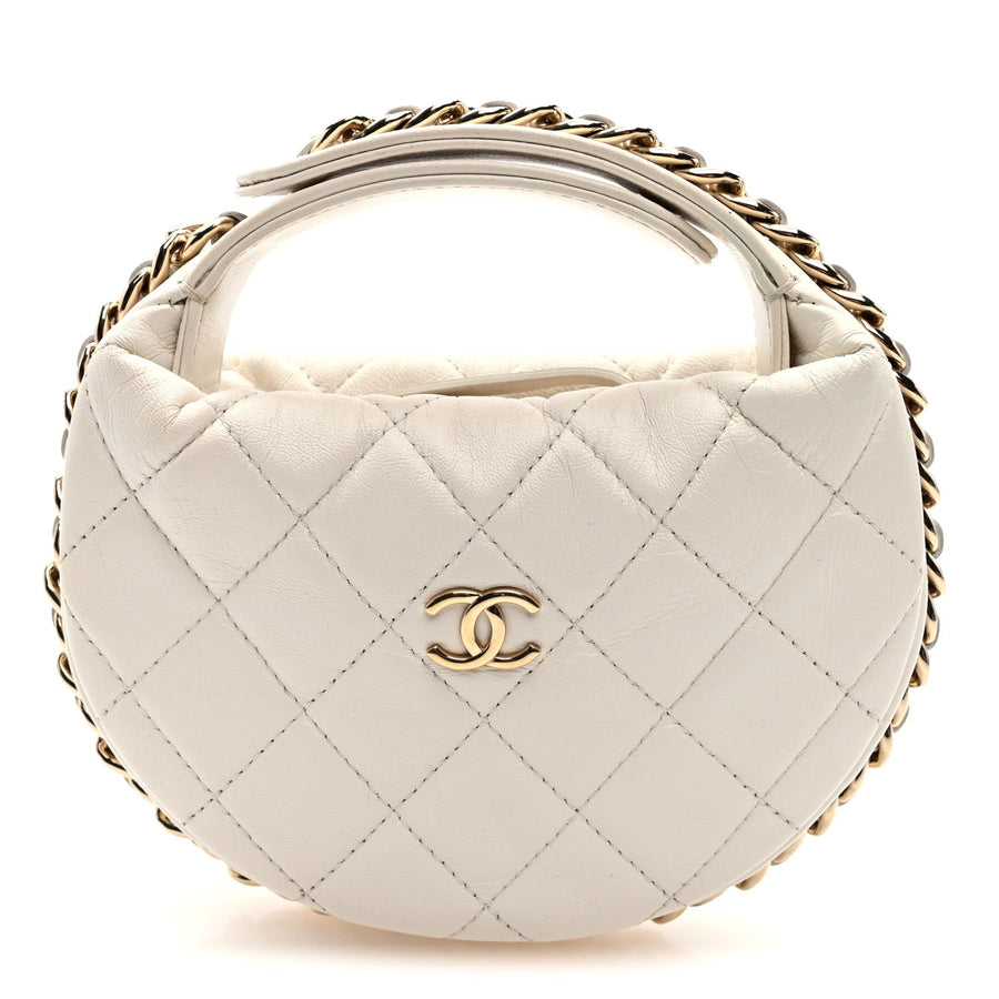 Chanel Lambskin Quilted Chain Around