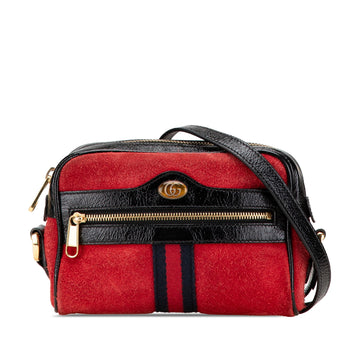 Gucci Mini Suede Web Ophidia Crossbody