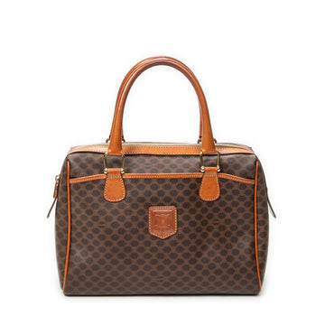 Celine Boston Bag Triomphe Coated Canvas