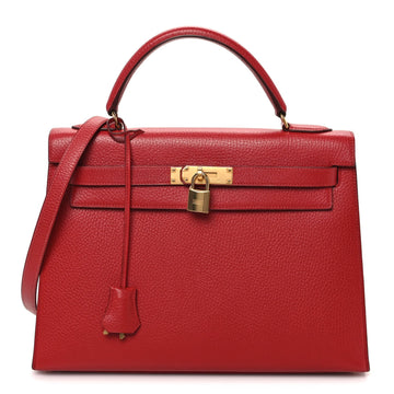 Hermes Ardennes Kelly Sellier 32 Rouge