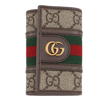 Gucci Gg Supreme Web Ophidia Key Case