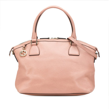 Gucci Medium Calfskin Gg Charm Dome