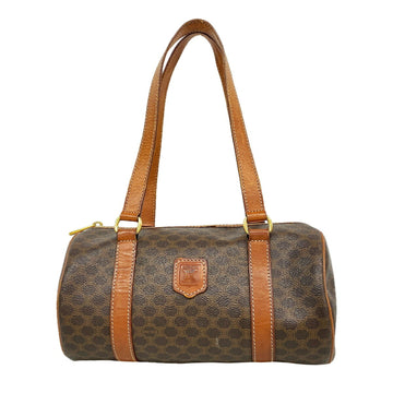 Celine Boston Bag Triomphe Coated Canvas