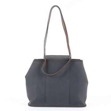 Hermes Cabag Handbag Toile And Leather