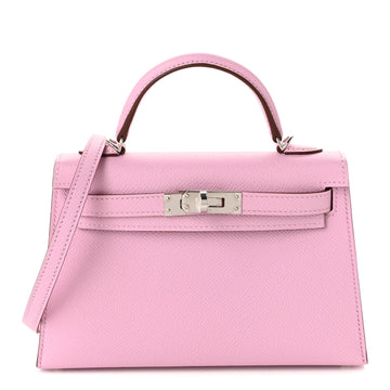Hermes Epsom Mini Kelly Sellier 20 Mauve