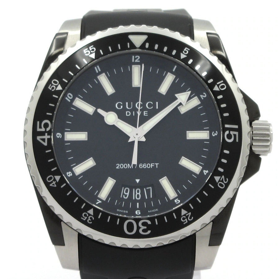 Gucci Dive 1******* Black Men's Wrist