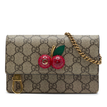 Gucci Mini Gg Supreme Cherry Crossbody