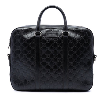 Gucci Ssima Business Bag Pre-Loved Black