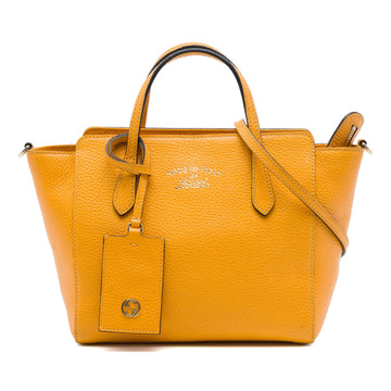 Gucci Mini Leather Swing Satchel Pre-