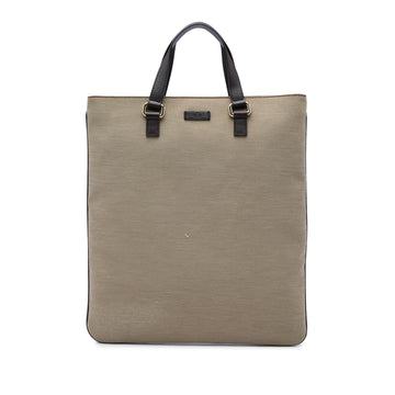 Gucci Canvas Tote Pre-Loved Beige