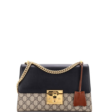 Gucci Padlock Shoulder Bag Gg Coated