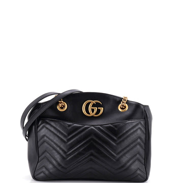 Gucci Gg Marmont Chain Tote Matelasse