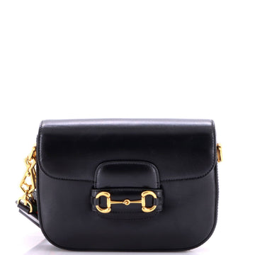 Gucci Horsebit Shoulder Bag Leather Mini