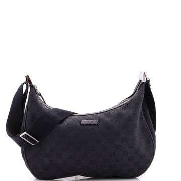 Gucci Saddle Zip Messenger Bag Gg Canvas