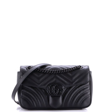Gucci Gg Marmont Monochrome Flap Bag