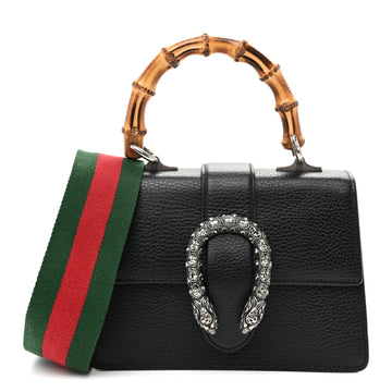 Gucci Dollar Calfskin Crystal Web Mini