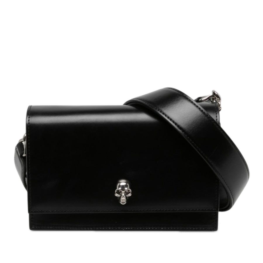 Alexander Mcqueen Leather Biker Skull