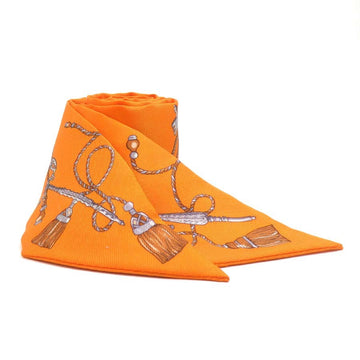 Hermes Twilly Ribbon Scarf Orange