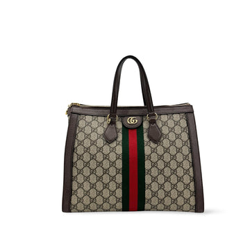 Gucci Ophidia Gg Medium Tote Bag Beige