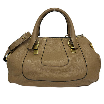 Chloe Hayley Gray Beige Black Leather