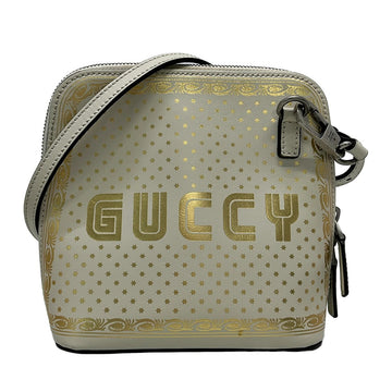 Gucci Guccy Cream Gold Leather Shoulder