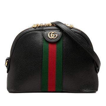 Gucci Small Calfskin Web Ophidia Dome